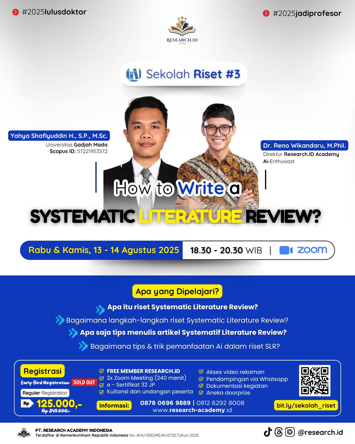 Sekolah Riset: Systematic Literature Review